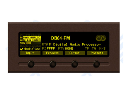 DB-64FM/4バンドオーディオプロセッサー