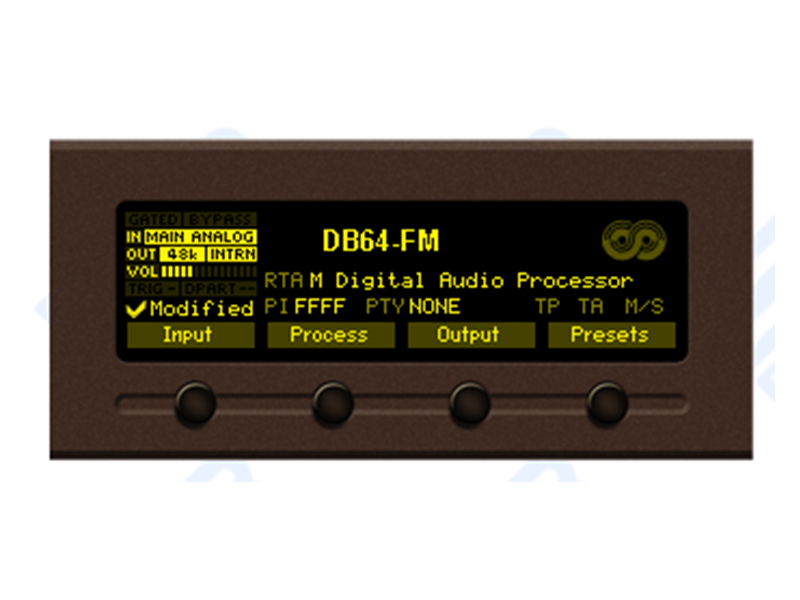 DB-64FM/4バンドオーディオプロセッサーの画像