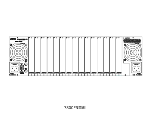 7800FR, 7800FR-QT, 7800FR-48VDC, 7801FR マルチフレーム