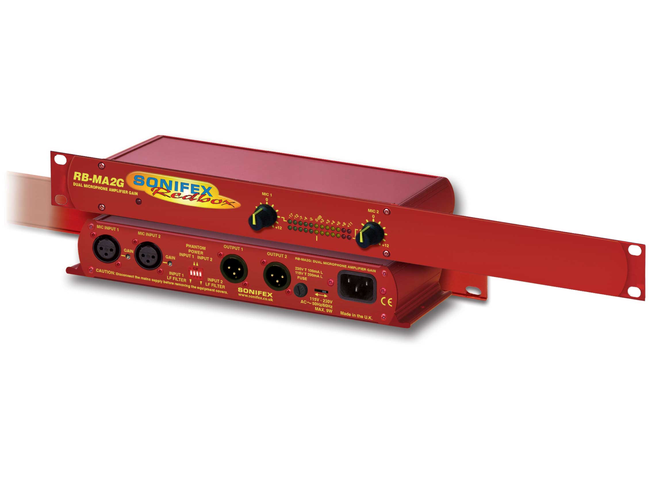 Rb Ma2g 2chマイクアンプ Gain機能付 Sonifex 株 テクノハウス Rb Ma2g 2chマイクアンプ Gain機能付 Sonifex 株 テクノハウス