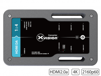 HDMI分配機1入力4出力 XVVHDMIDA4T1の画像