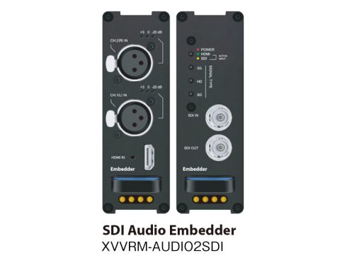 SDIエンベデッダー XVVRM-AUDIO2SDI