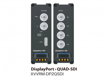 DisplayPort to Quad SDI コンバーター XVVRM-DP2QSDIの画像