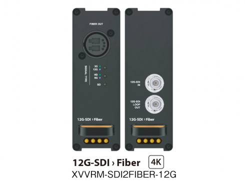 12G-SDI 光コンバーター（TX） XVVRM-SDI2FIBER-12G