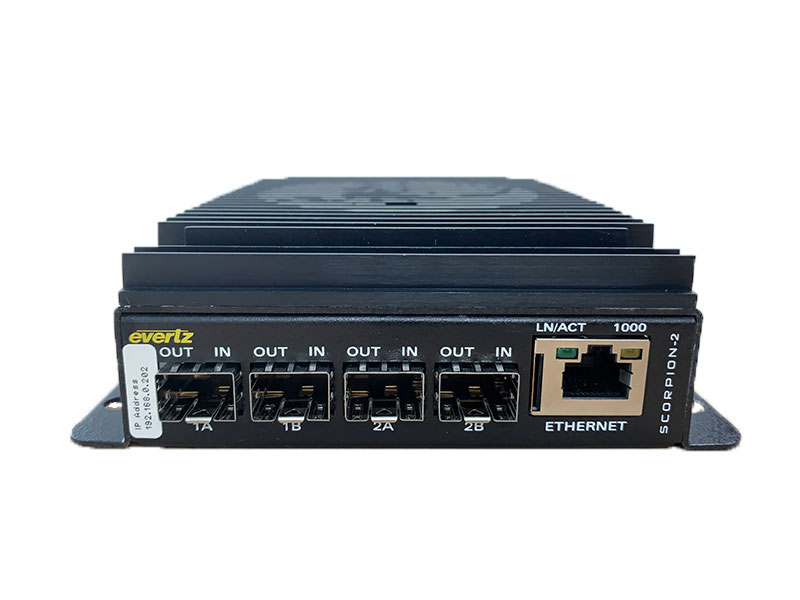 SCORPION2 / メディアプロセッシングプラットフォーム ミニチュアフレーム / evertz (株)テクノハウス