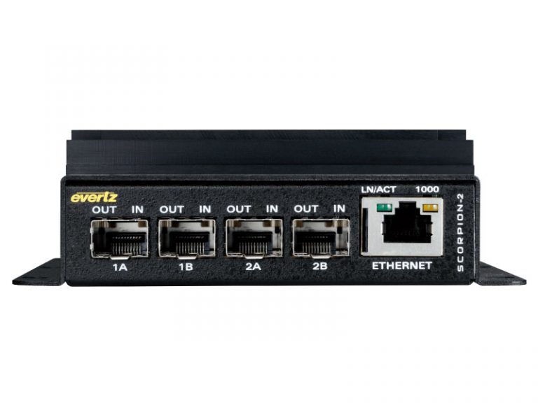 SCORPION2 / メディアプロセッシングプラットフォーム ミニチュアフレーム / evertz (株)テクノハウス