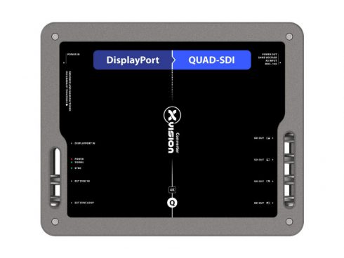 DisplayPort to Quad SDIコンバーター XVVDP2QSDI