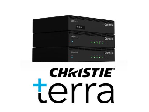 高精細4K映像の長距離光IP伝送による高品質伝送と表示実験にChristie Terraが使用されました