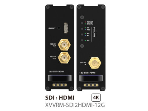 12G-SDI to HDMIコンバーター XVVRM-SDI2HDMI-12G